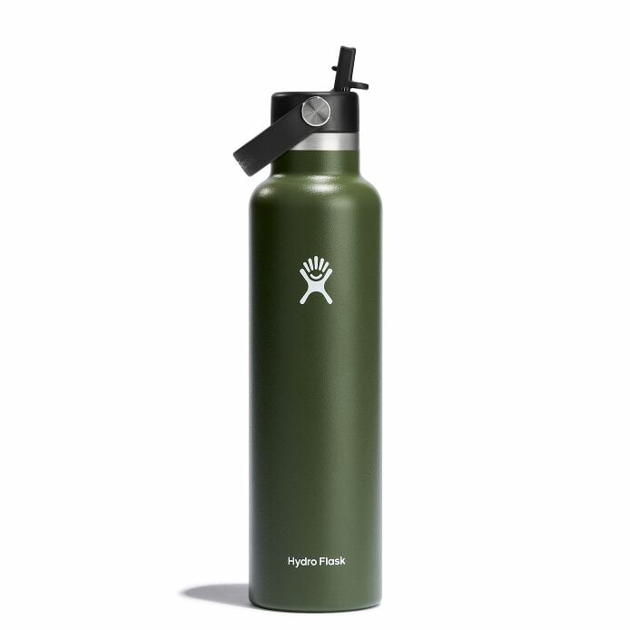 24 oz Standard Mouth w/ Flex Straw Cap - Olive J5